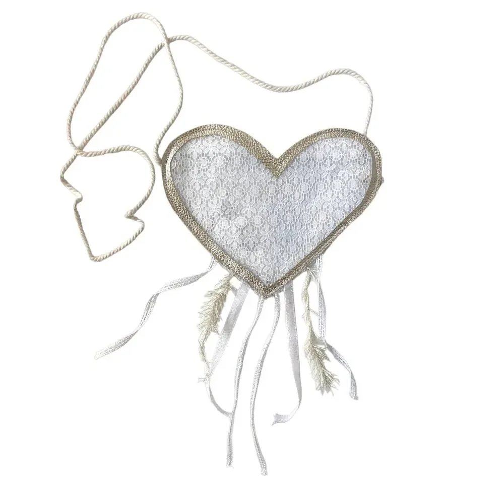 Heart Shaped Transparent Purse Pouch Bag